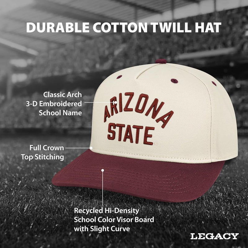Legacy NCAA Officially Licensed Baseball Hat, Lightweight Cap for Men & Women, HTA, One Size Fits Most, Adjustable Closure - Image 3